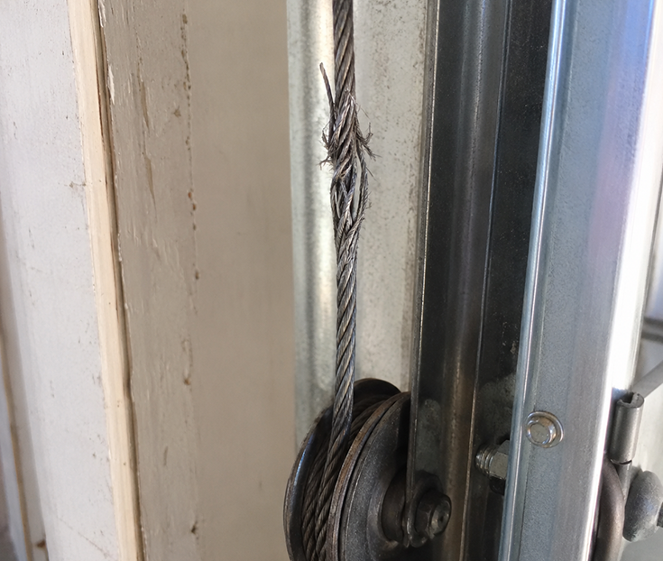 Garage door cable inspection