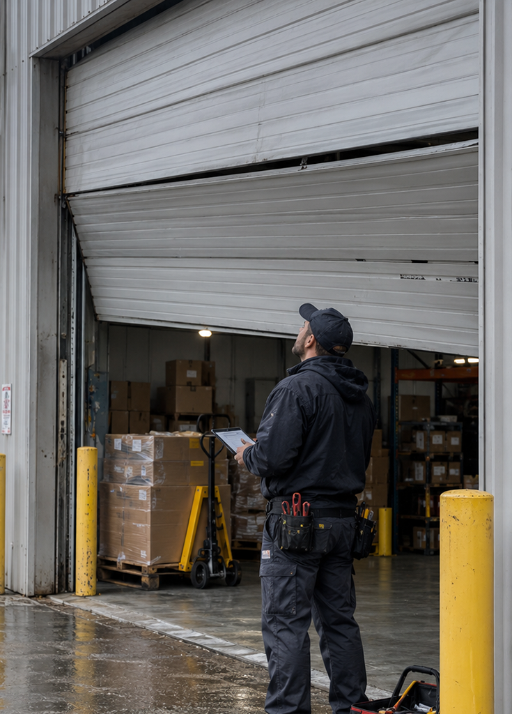 Emergency garage door service and professional door inspection in Plainfield IN