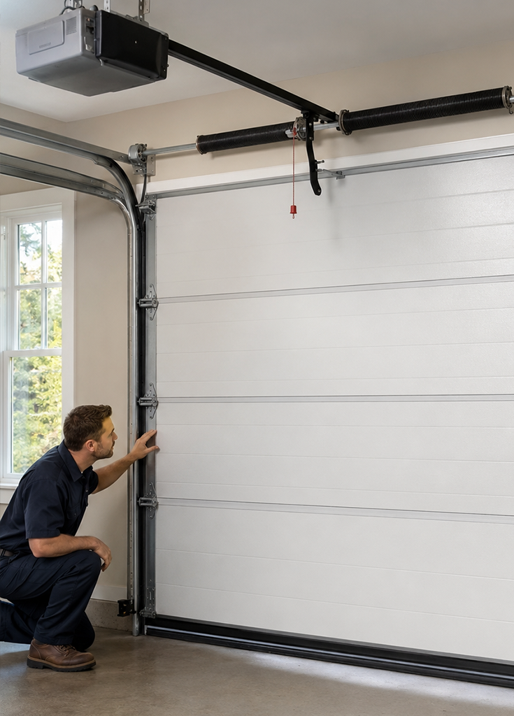 Garage door inspection and installation service