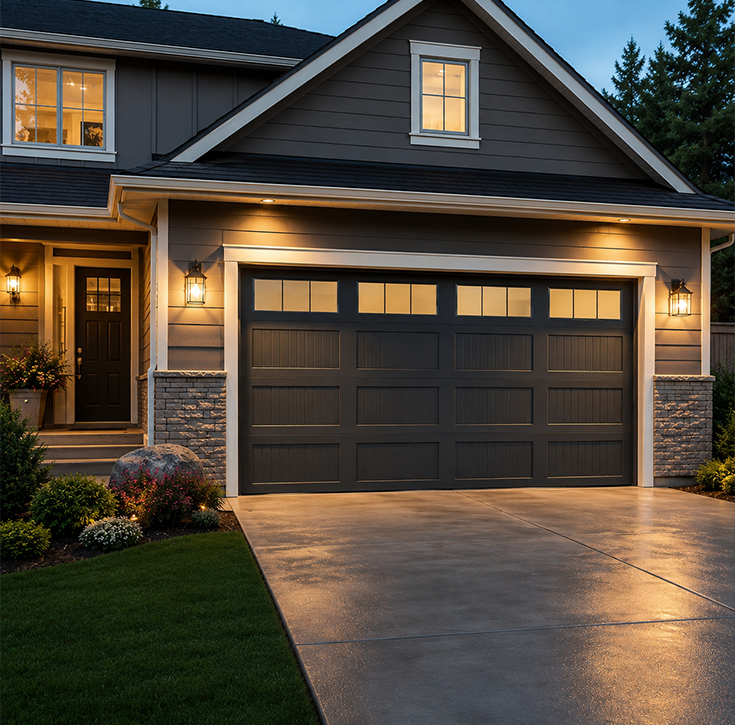 Garage door panel inspection