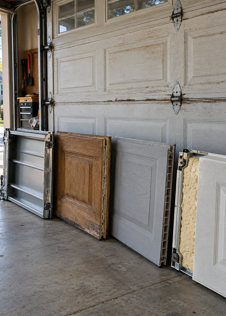 Garage door panel repair in Plainfield IN