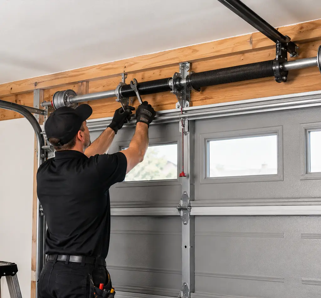 Garage door maintenance service