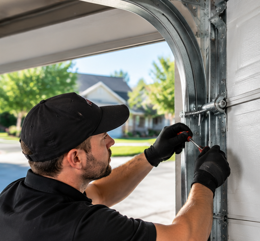 Garage door roller repair service