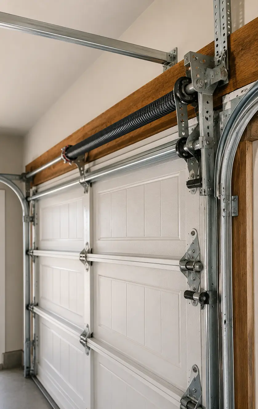Garage door spring and cable repair